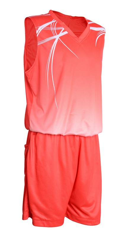 red white basketball jersey